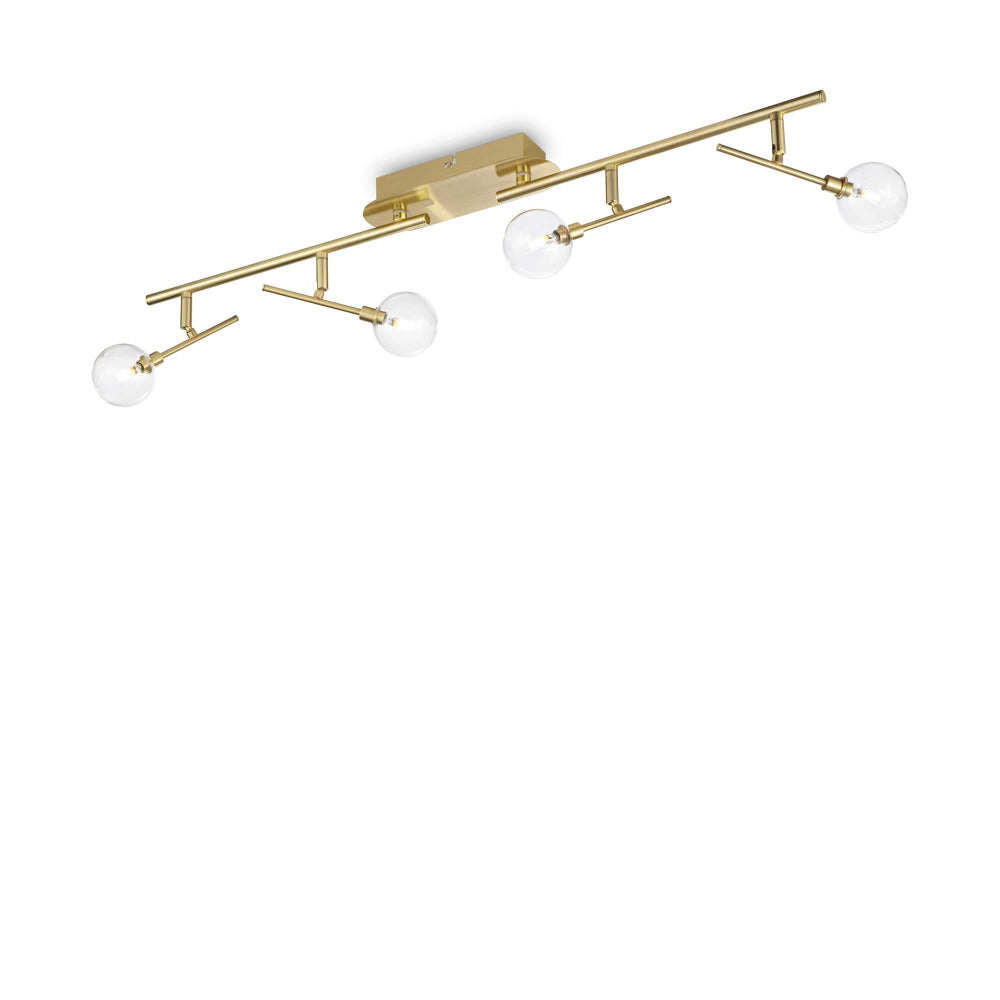 Buy Bathroom Vanity Lights Australia Maracas Pl4 Bathroom Vanity 4 Lights Brass Metal - 200354