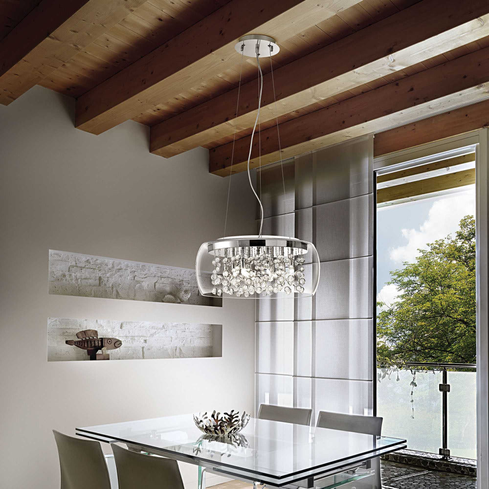 Buy Pendant Lights Australia Audi-80 Sp5 Pendant 5 Lights Glass - 1976