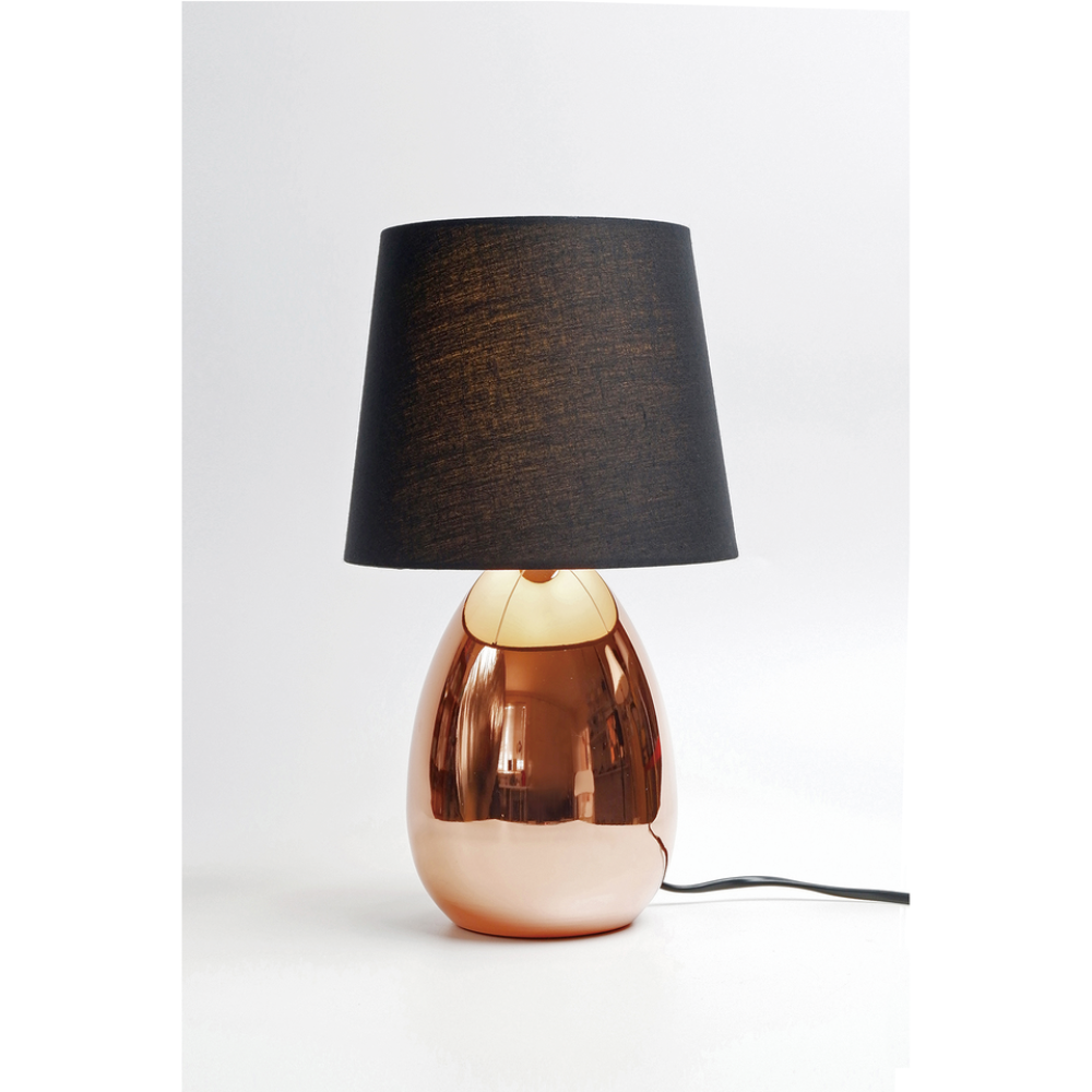 Buy Table Lamps Australia Libby Touch Table Lamp in Cooper/Black Shade - LL-14-0067CP