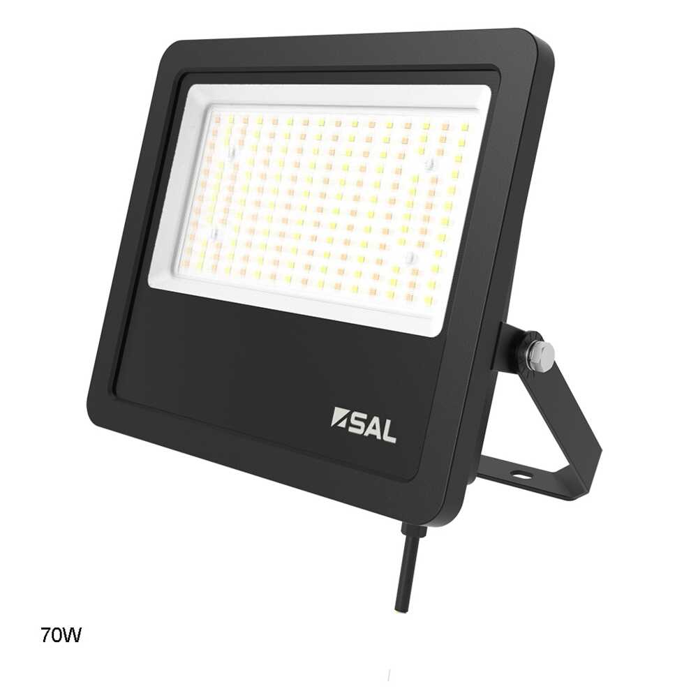 Buy Flood Lights Australia TRADESTAR Flood Light 70W Black Aluminium 3CCT - SE7169MP70TC