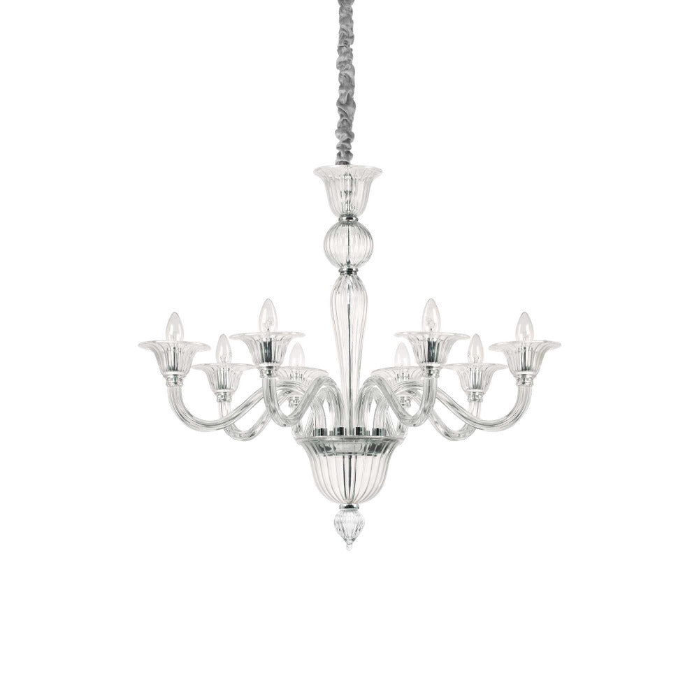 Buy Chandeliers Australia Brigitta Sp8 Chandelier 8 Lights Metal / Glass - 199412