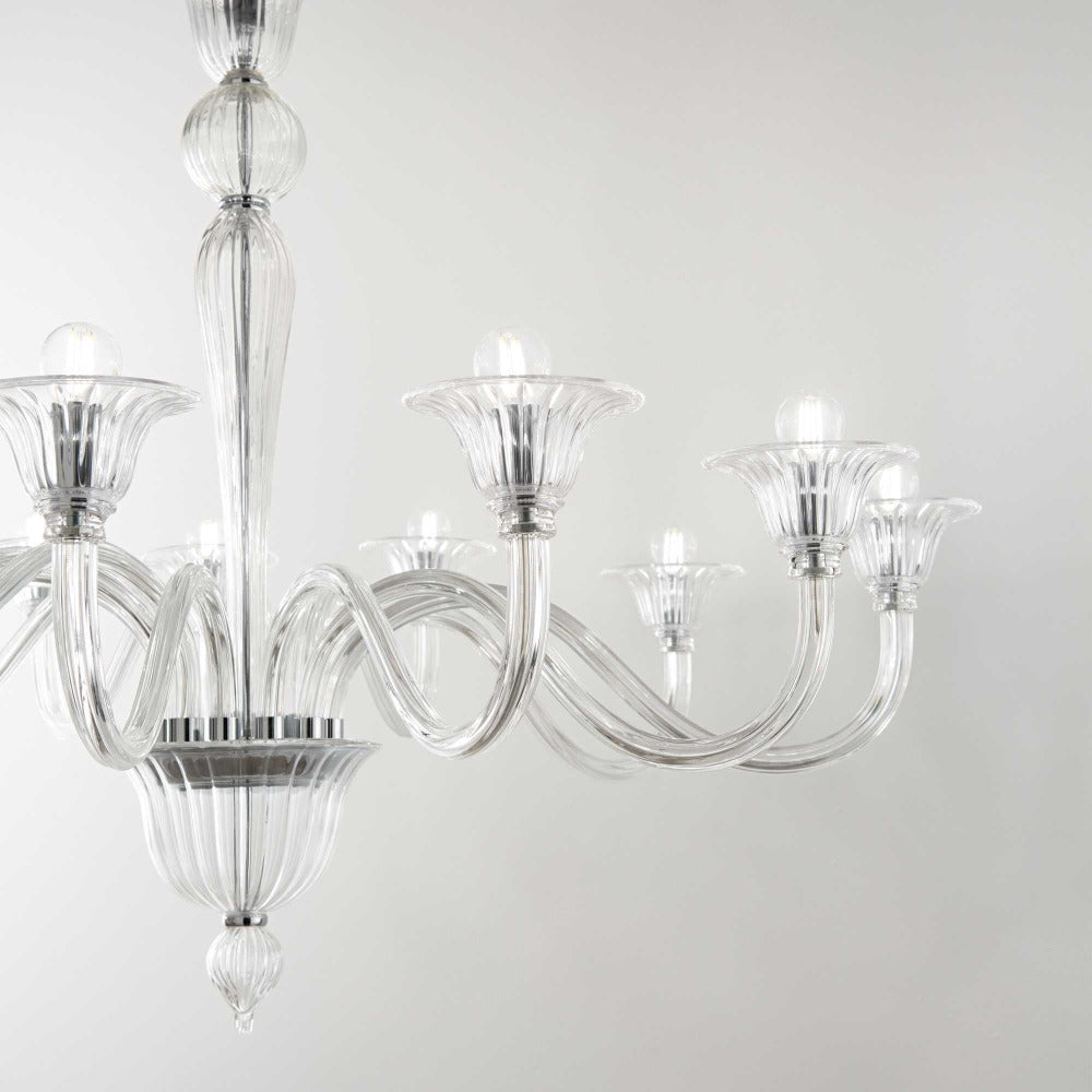 Buy Chandeliers Australia Brigitta Sp8 Chandelier 8 Lights Metal / Glass - 199412