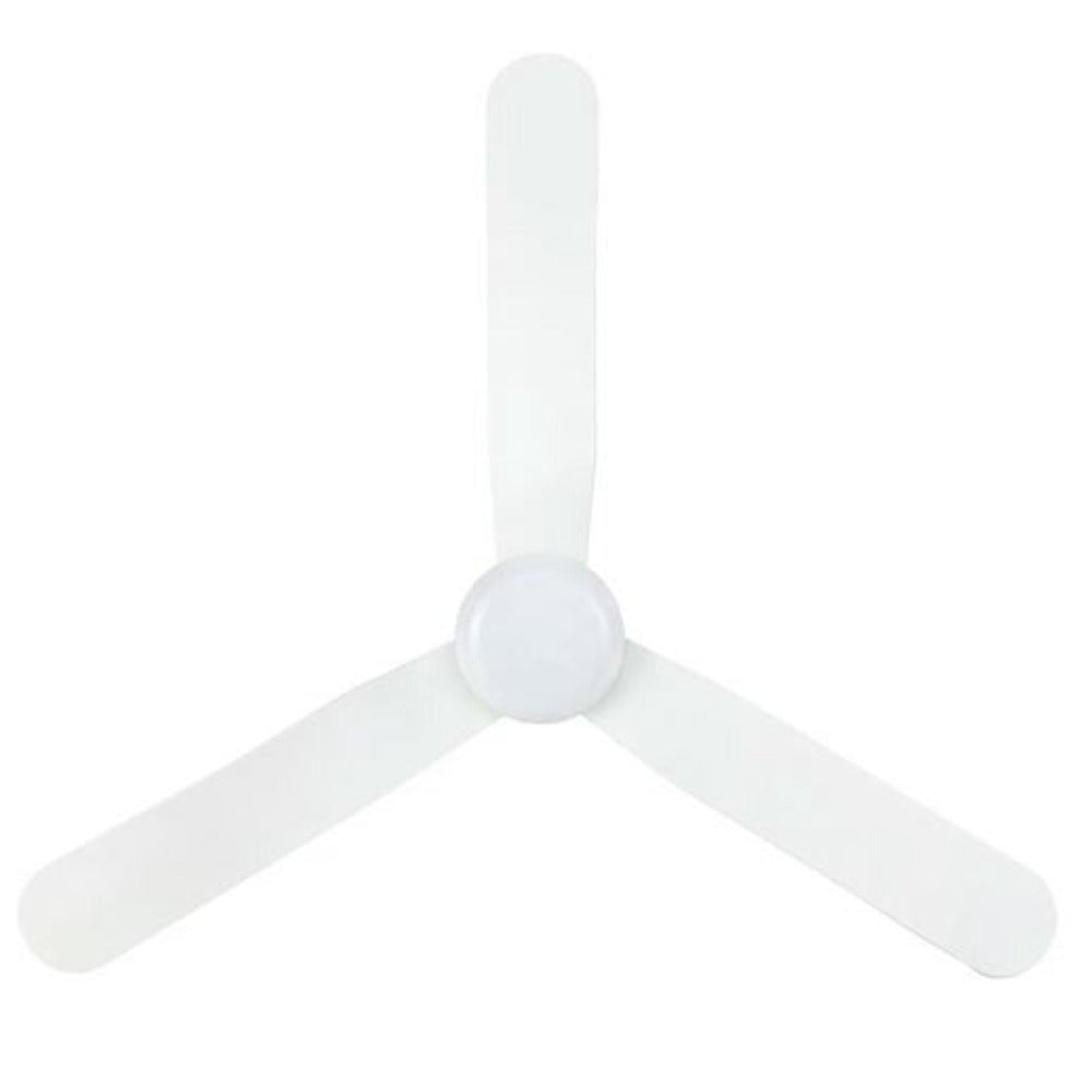Buy DC Ceiling Fans With Light Australia PRESTON DC Ceiling Fan 48" Matt White LED Light Matt White - 22089/05