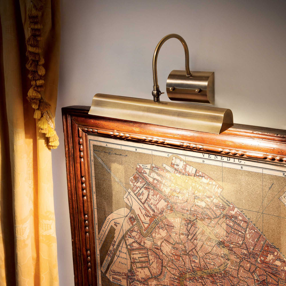 Buy Picture Lights Australia Retro' Ap2 Picture 2 Lights Antique Brass Metal - 144917