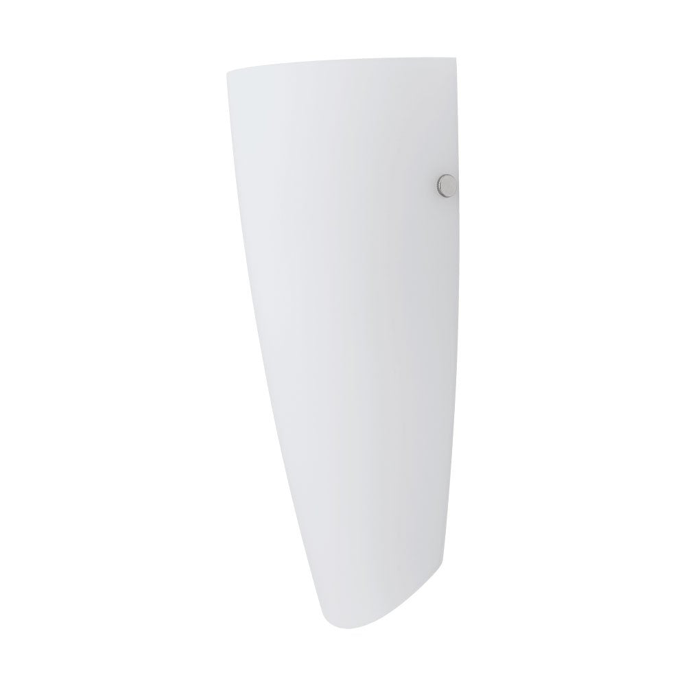 Buy Wall Sconce Australia Nemo 1 Light Wall Light Satin Nickel & White 150mm - 83119
