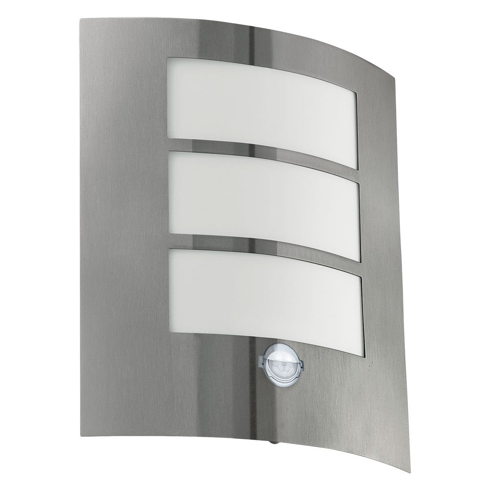 Buy Exterior Wall Lights Australia City 1 Light Wall Light Stainless Steel With Sensor - 88142