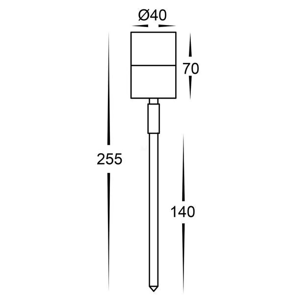 Buy Spike Lights Australia Tivah Spike Light 12V DC Antique Brass 2 CCT - HV1426NW-AB