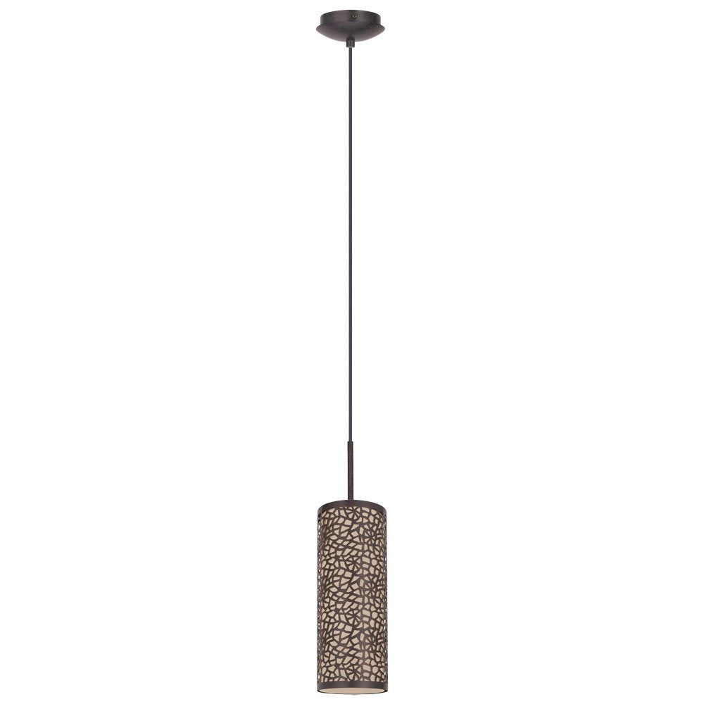 Buy Mini Pendants Australia Almera 1 Light Pendant Antique Brown & Champagne 110mm - 89112