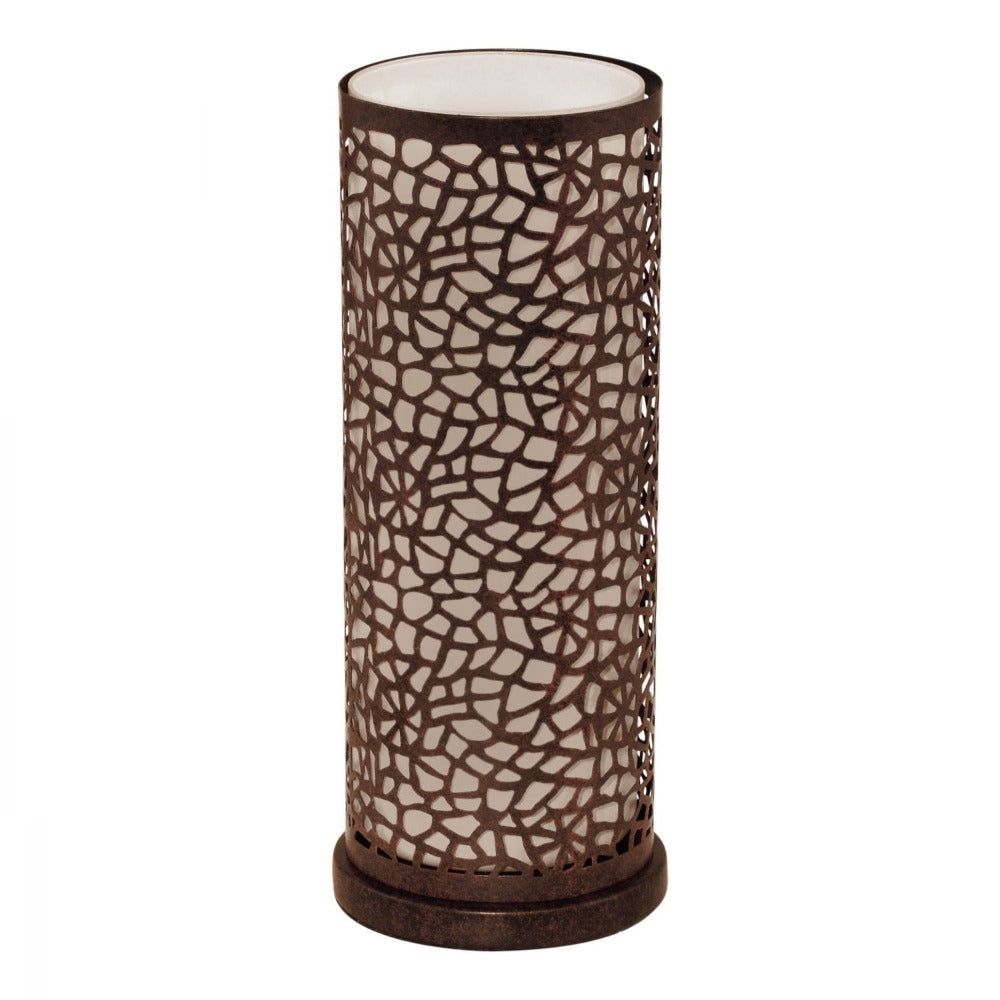 Buy Table Lamps Australia Almera 1 Light Table Lamp Antique Brown & Champagne - 89116N