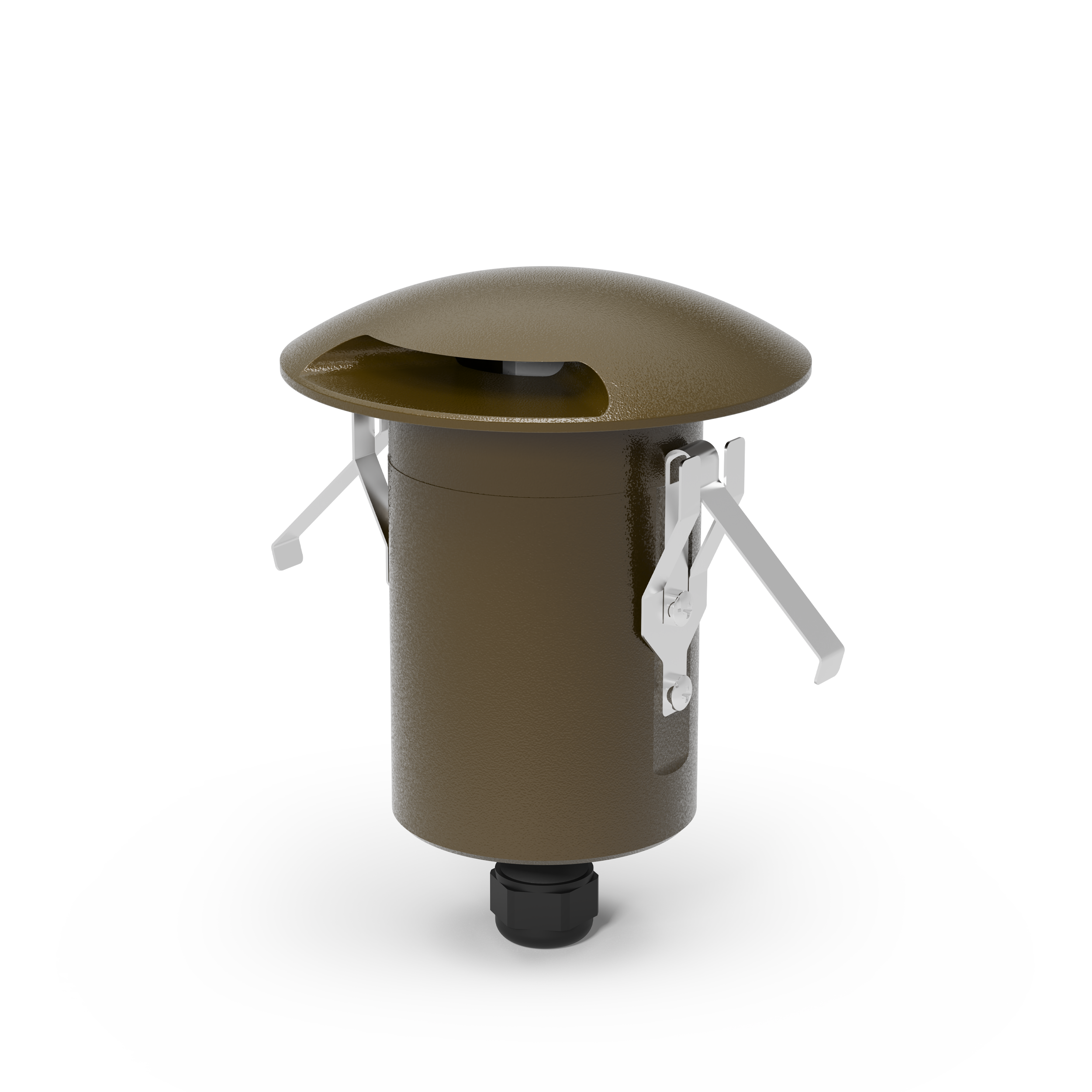 Buy Deck Lights Australia Lumena LED Deck light 24V DC W72mm 5W Aluminium Frosted 3000K+RGB - AQL-163-Z005