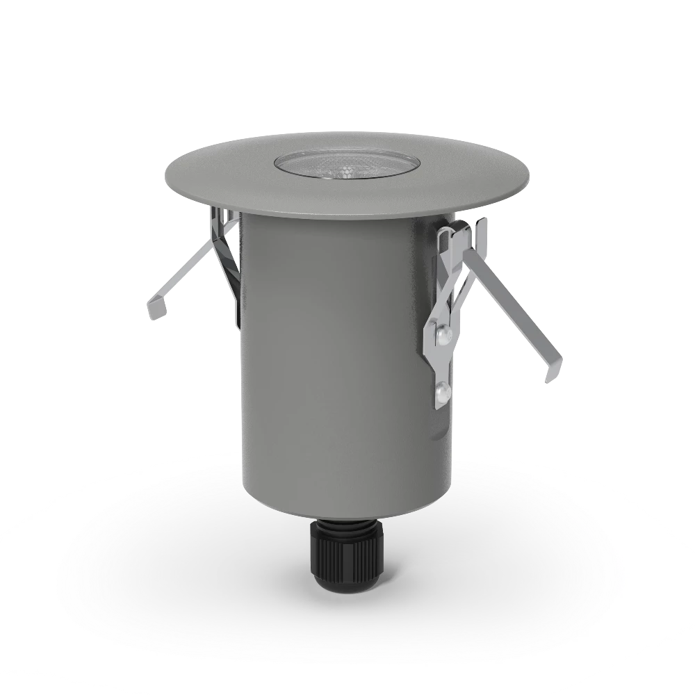 Buy Deck Lights Australia Lumena LED Deck light 24V W72mm Venerable Silver Aluminium - AQL-155-A4-X0