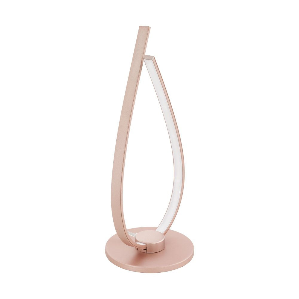 Buy Table Lamps Australia Palozza Table Lamp 3000K LED Rose Gold & White - 97364N
