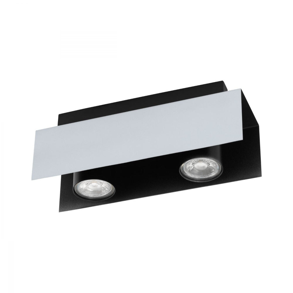 Viserba Downlight 2 LED 4000K Silver & Black - 97395N