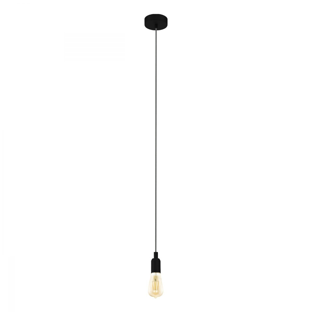 Buy Mini Pendants Australia Adri 1 Light Pendant Black - 98063N