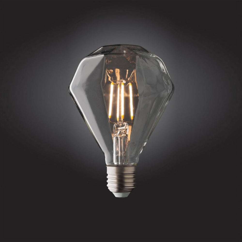 Buy LED Filament Globes Australia Diamond Dimmable LED Globe - 9E27LED19DC