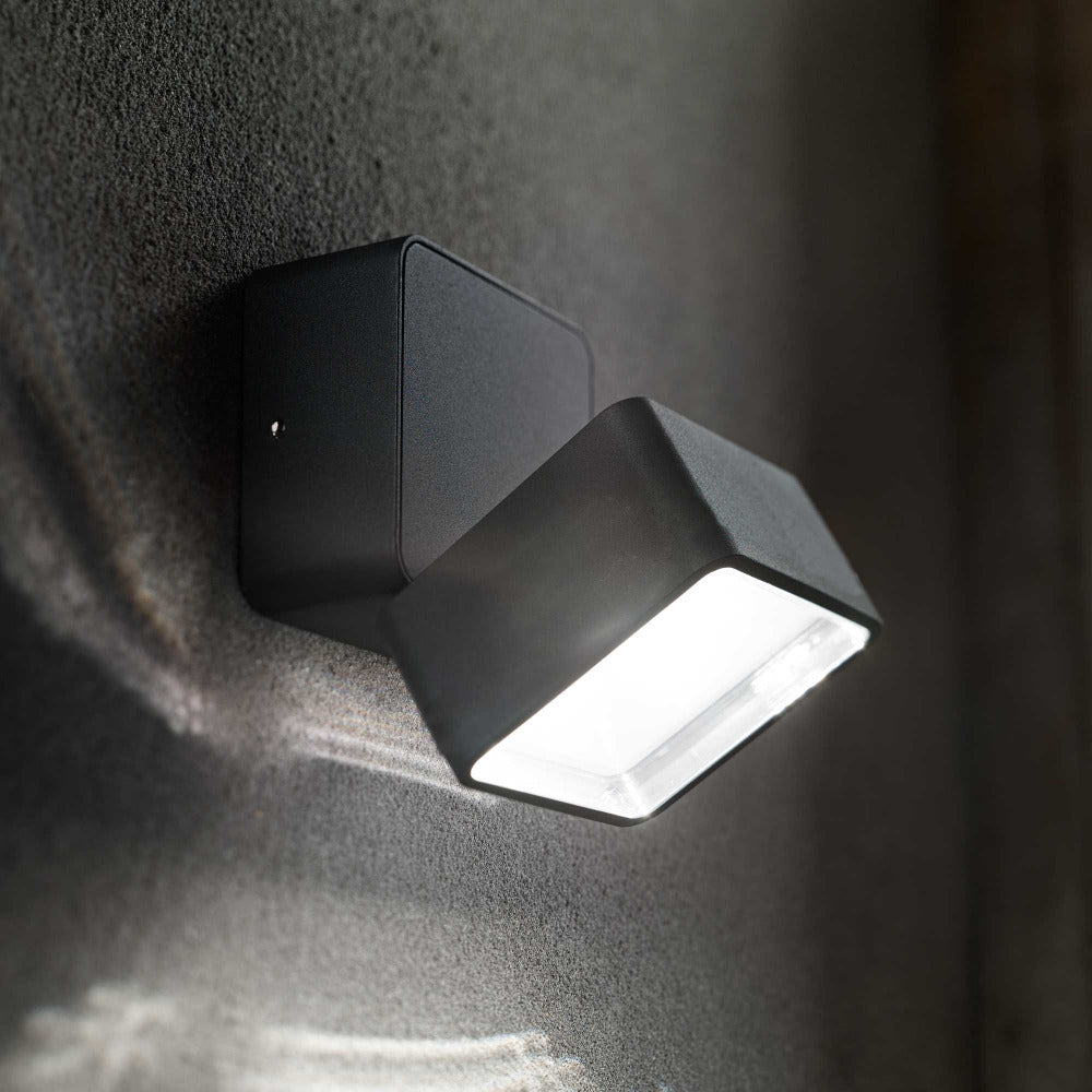 Buy Exterior Wall Lights Australia Omega Ap Square Exterior Wall Light Aluminum 4000K - 285535