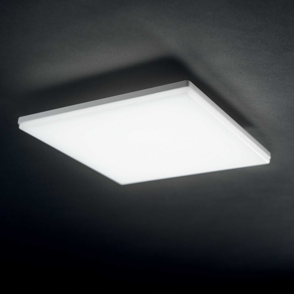 Buy Flush Mount Lights Australia Mib Pl Square Flush Mount Light White Aluminum 4000K - 202921