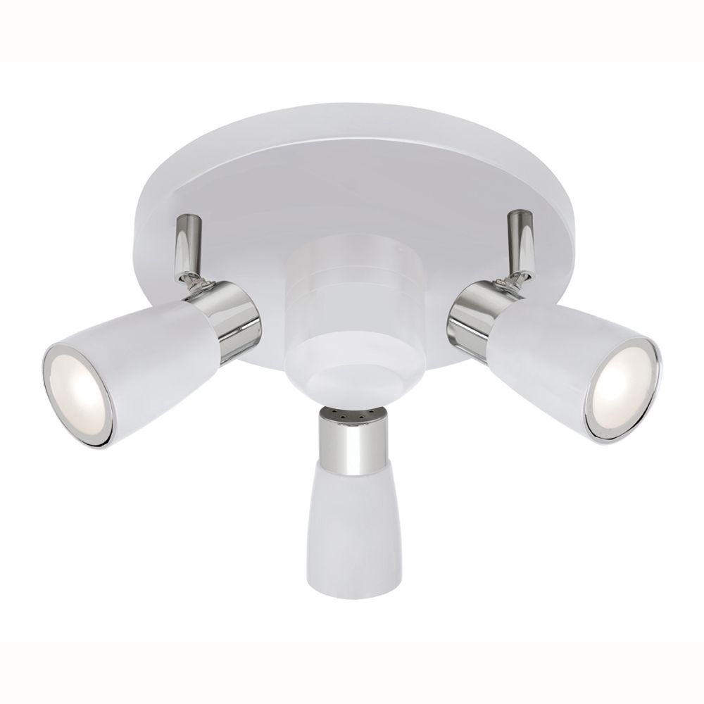 Alecia 3 Light DIY Spot Light White - A19273WHT