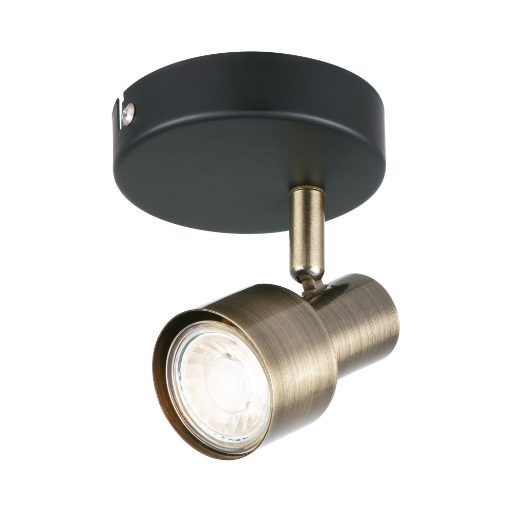 Buy Spotlights Australia Noah 1 Light Spotlight Antique Brass - A20031AB