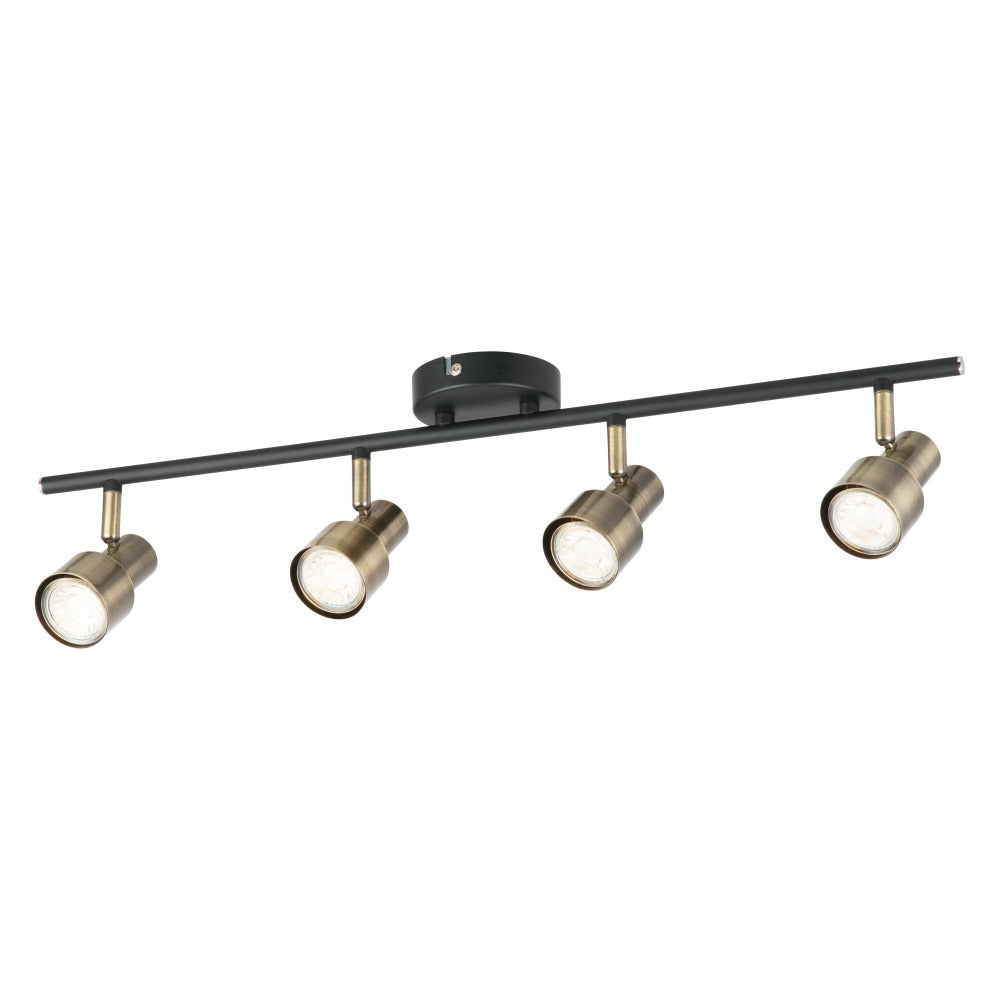 Buy Spotlights Australia Noah 4 Light Spotlight Antique Brass - A20034AB