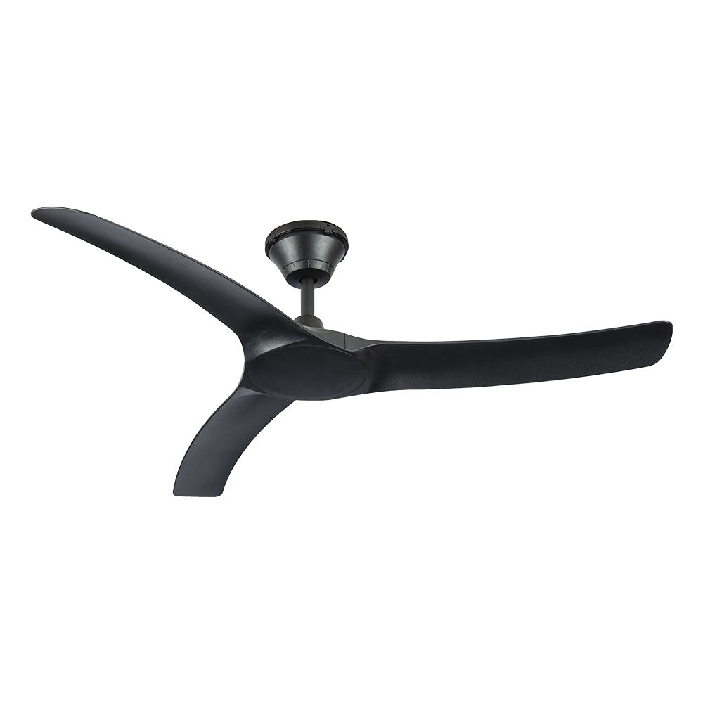 Aqua DC Ceiling Fan 52" IP66 Matt Black Polymer Blades - AIP662