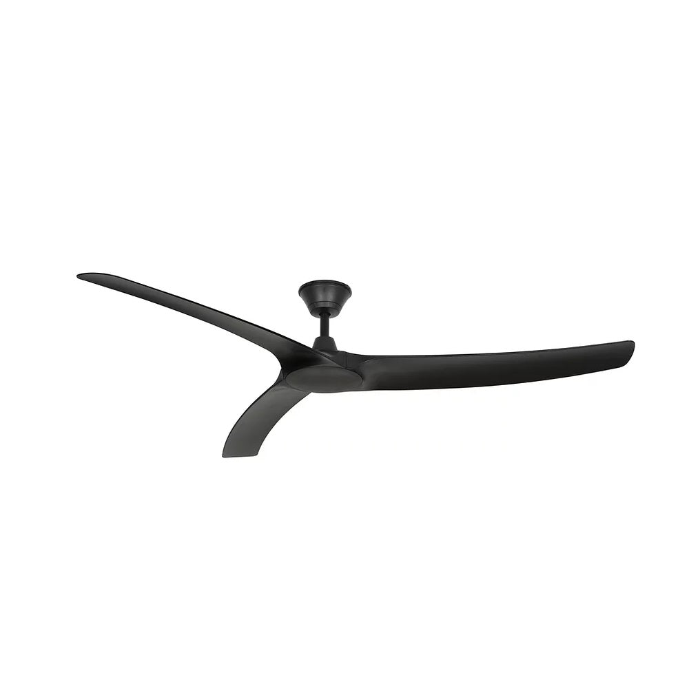 Buy DC Ceiling Fans Australia Aqua V2 DC Ceiling Fan 70" IP66 Matt Black Polymer Blades - AIP2665