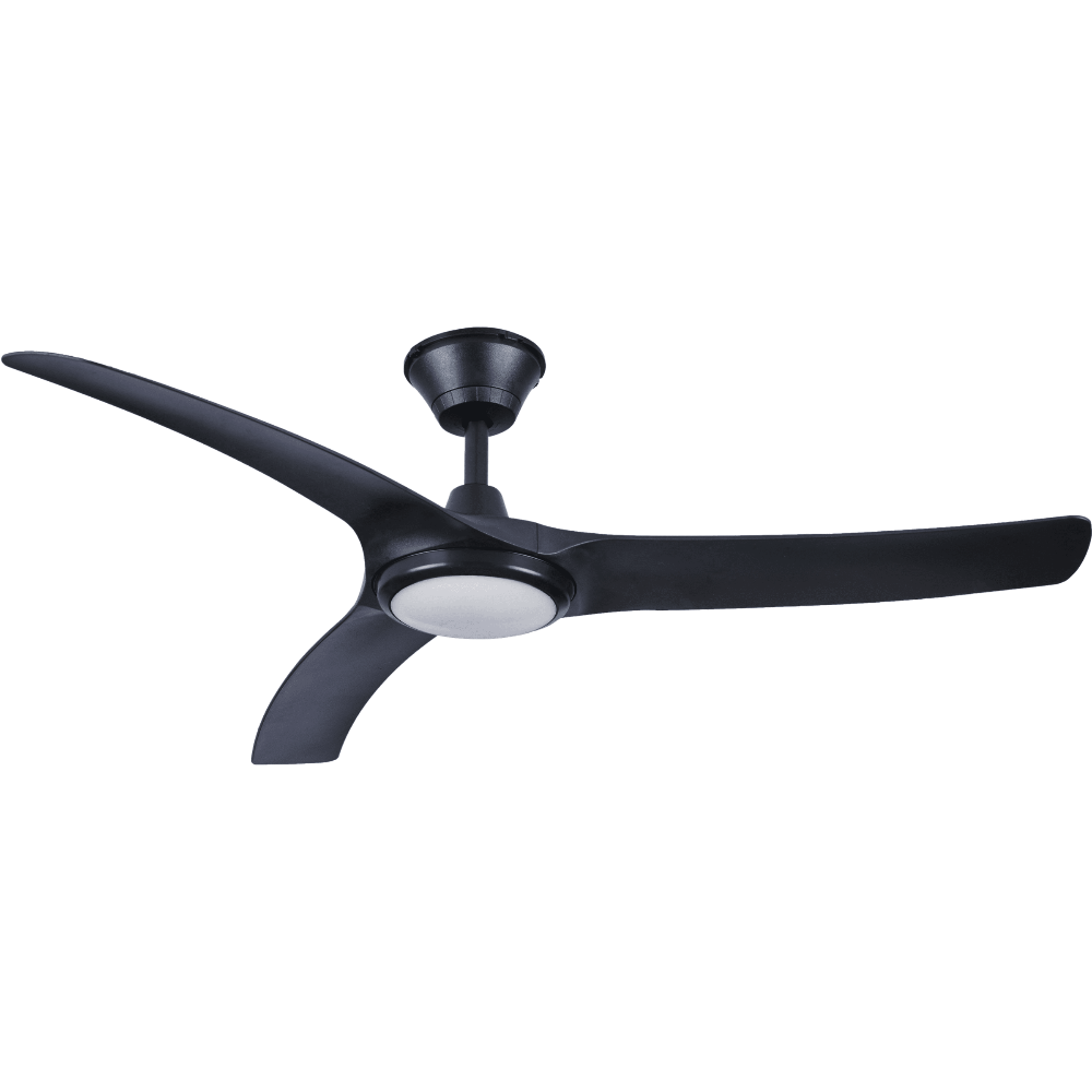 Aqua DC Ceiling Fan 52" IP66 with LED & Matt Black Polymer Blades - AIPL668