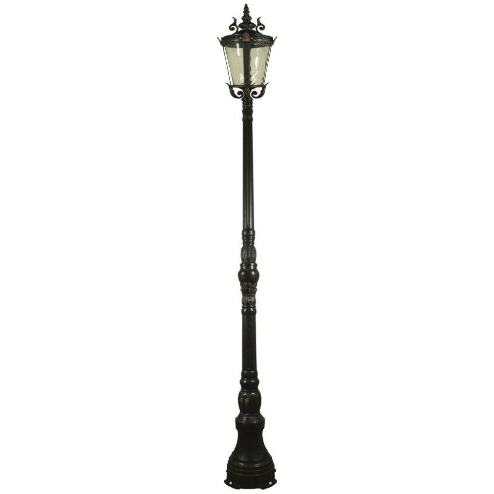 Albany Medium Outdoor Domain Post Light Antique Bronze IP44 - 1000155