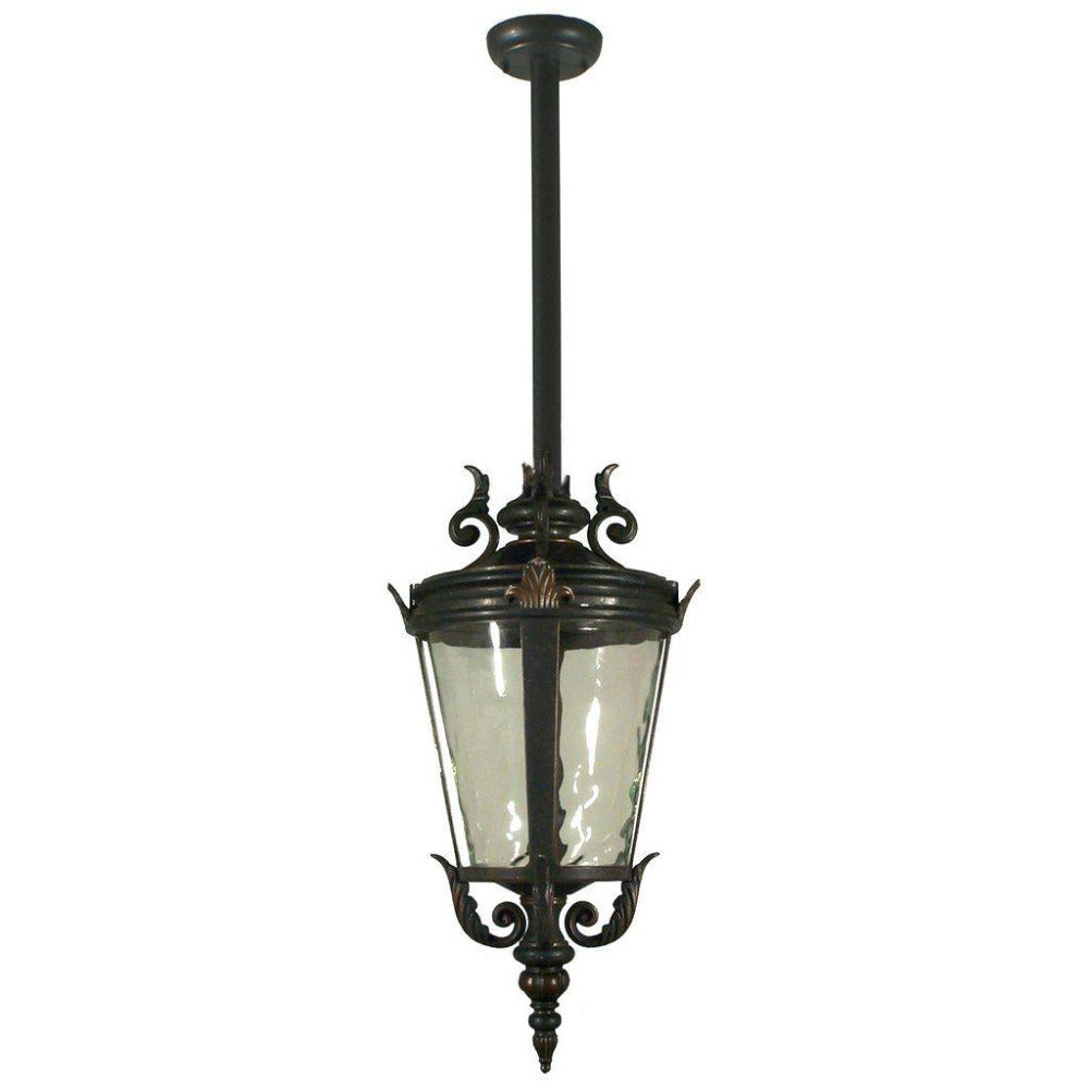 Buy Outdoor Pendant Lights Australia Albany Medium Outdoor Rod Pendant Antique Bronze IP44 - 1000027