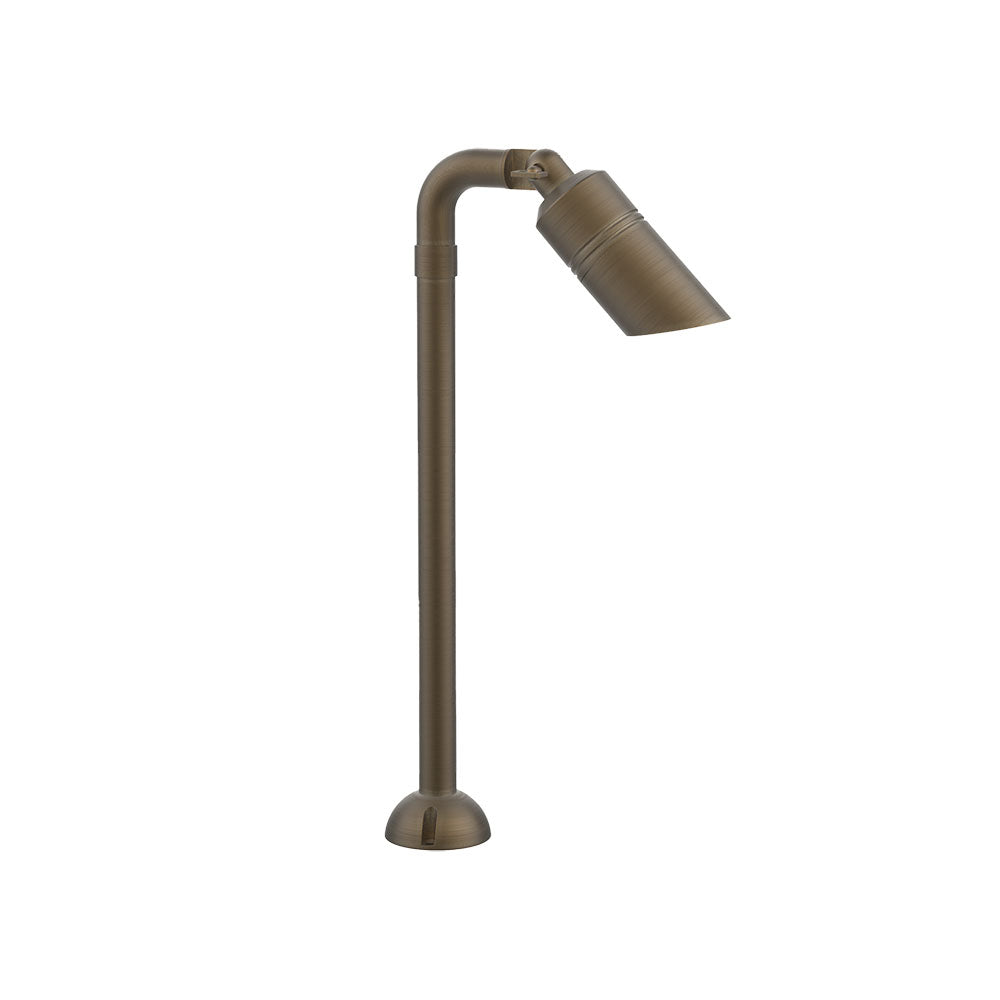 Buy Pathway Lights Australia HYDRA Pathway Light Elbow MR16 H380mm 12~24V AC Brass - AQL-404-M