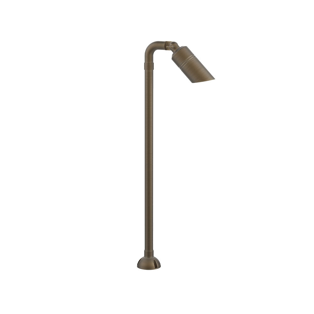 Buy Pathway Lights Australia HYDRA Pathway Light Elbow MR16 H600mm 12~24V AC Brass - AQL-406-M