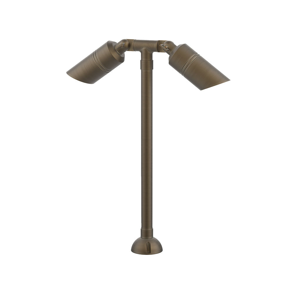 Buy Pathway Lights Australia HYDRA Pathway 2 Lights MR16 H380mm 12~24V AC Brass - AQL-407