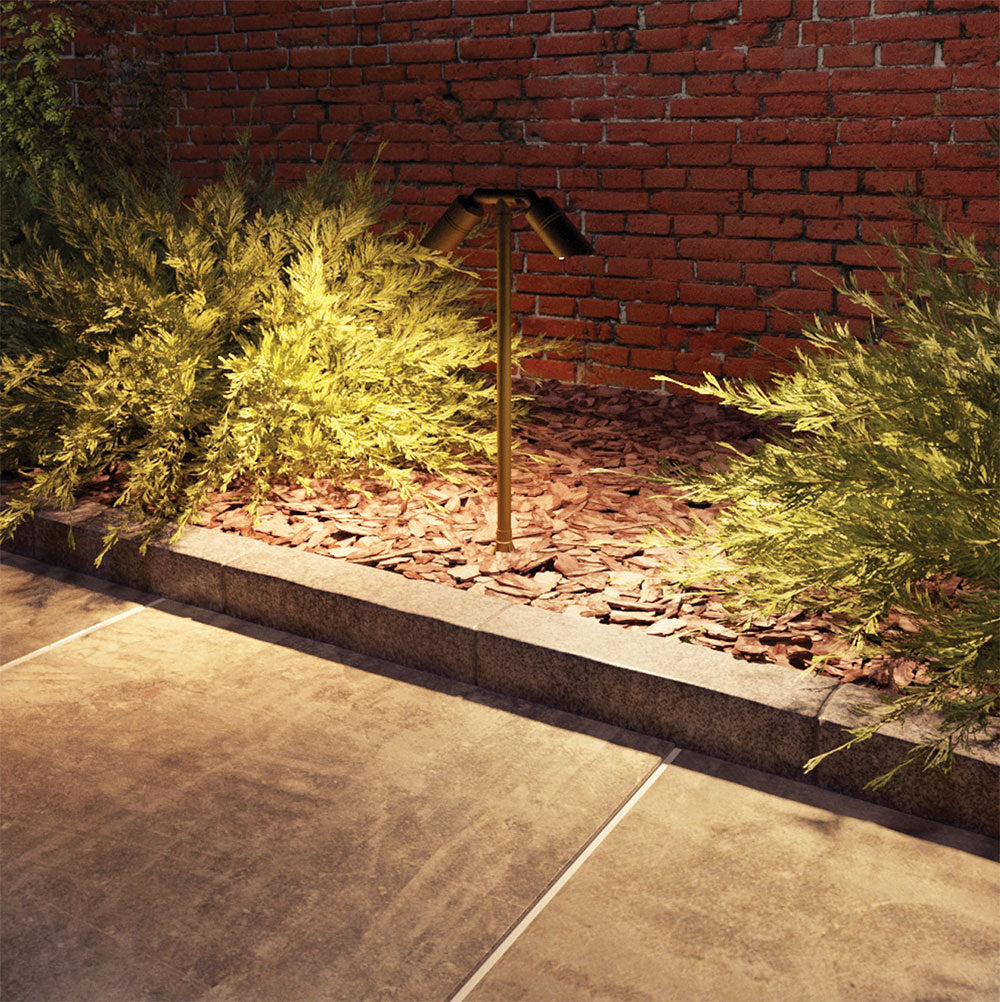 Buy Pathway Lights Australia HYDRA Pathway 2 Light MR16 H600mm 12~24V AC Brass - AQL-408