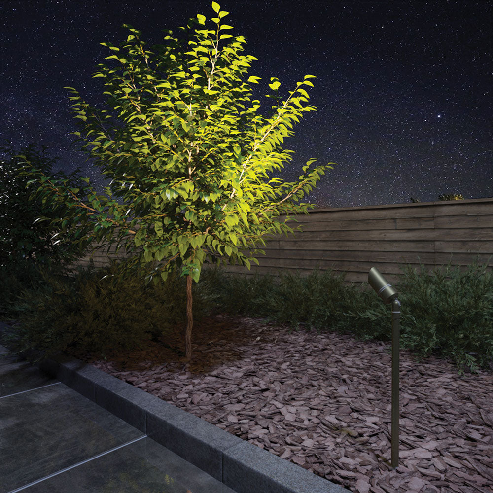 Buy Pathway Lights Australia HYDRA Pathway Spike Light MR16 H380mm 12~24V AC Brass - AQL-411