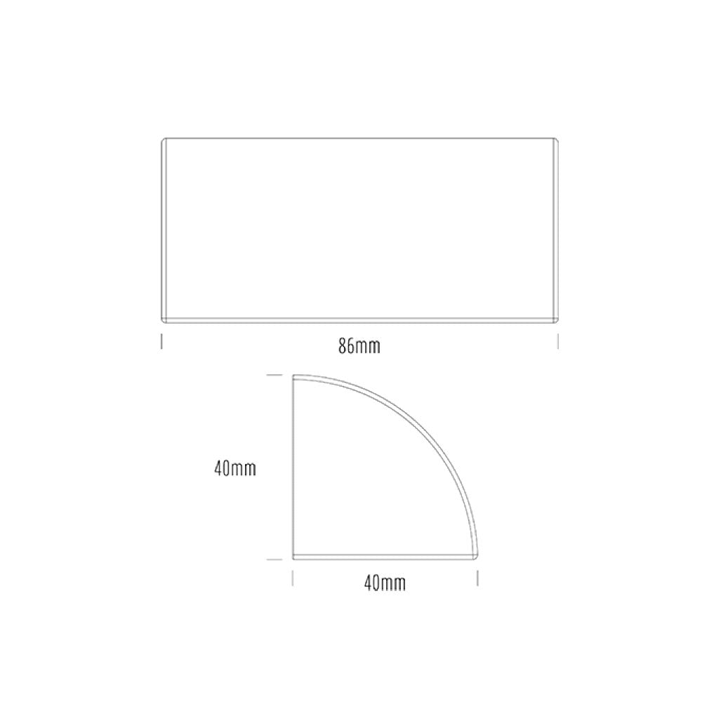 Buy Step Lights Australia Phoenix Step Light 24V DC/AC W86mm Natural Brass Brass - AQL-520-B6-X00430DFS