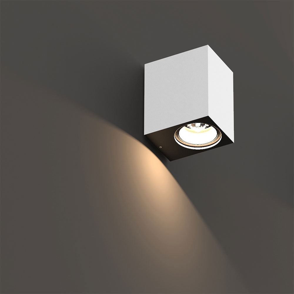 Buy Exterior Wall Lights Australia Prism Exterior Wall Light 7W H95mm Aluminium 3000K - AQL-600