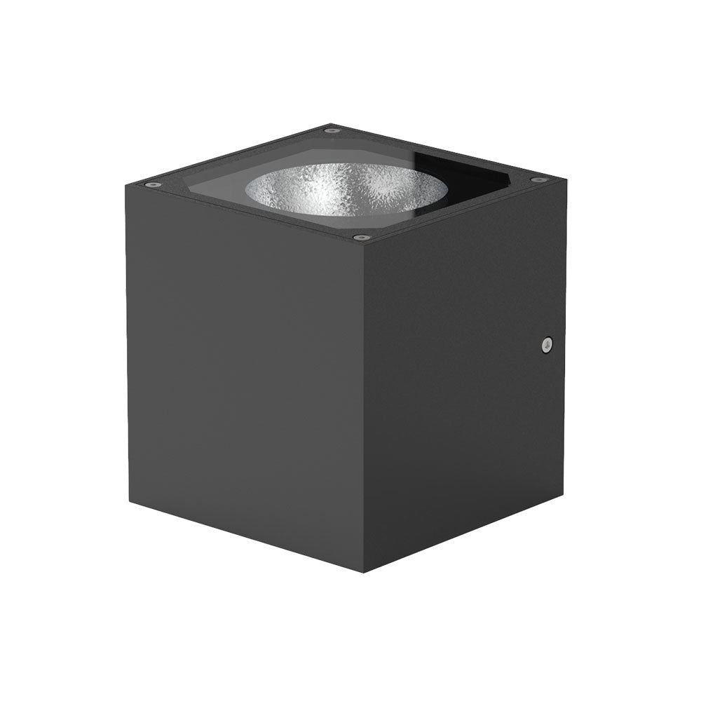 Buy Up / Down Wall Lights Australia Square Up / Down Wall Light 14W Black Aluminum 3000K - AQL-603