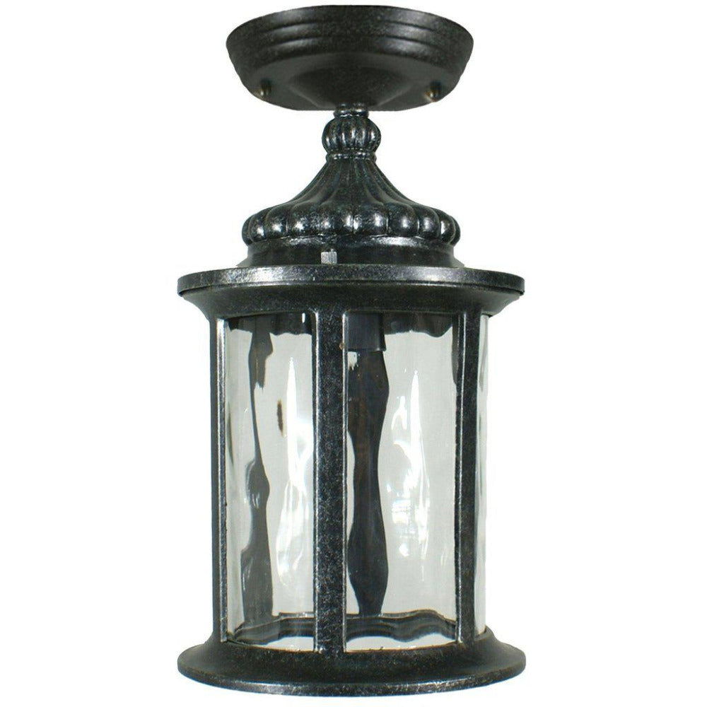 Buy Outdoor Close To Ceiling Lights Australia Argyle Under Eave Light Antique Black IP03 - 1000043