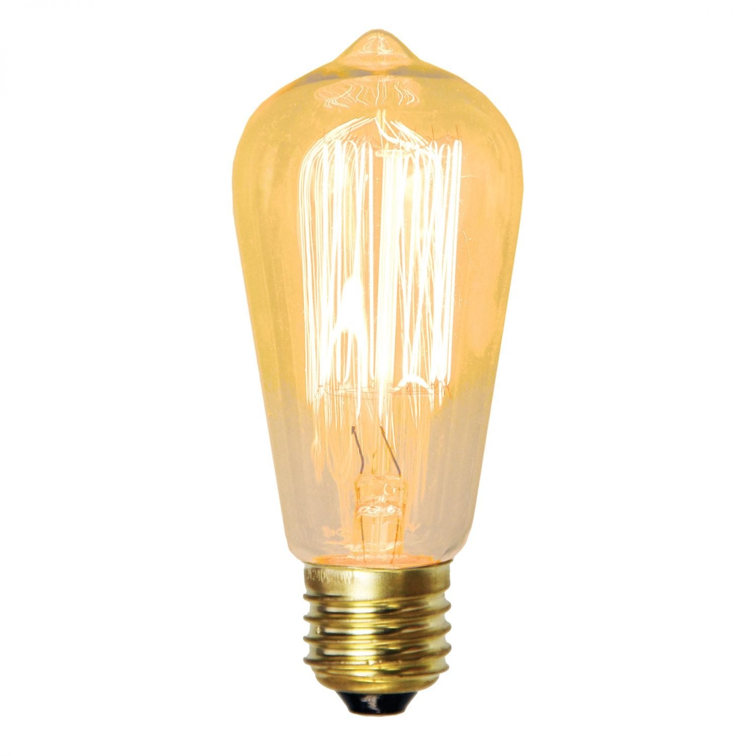 Buy Incandescent Filament Globes Australia Vintage ST58 Squirrel Cage E27 Globe - A-CAR-ST5825E27