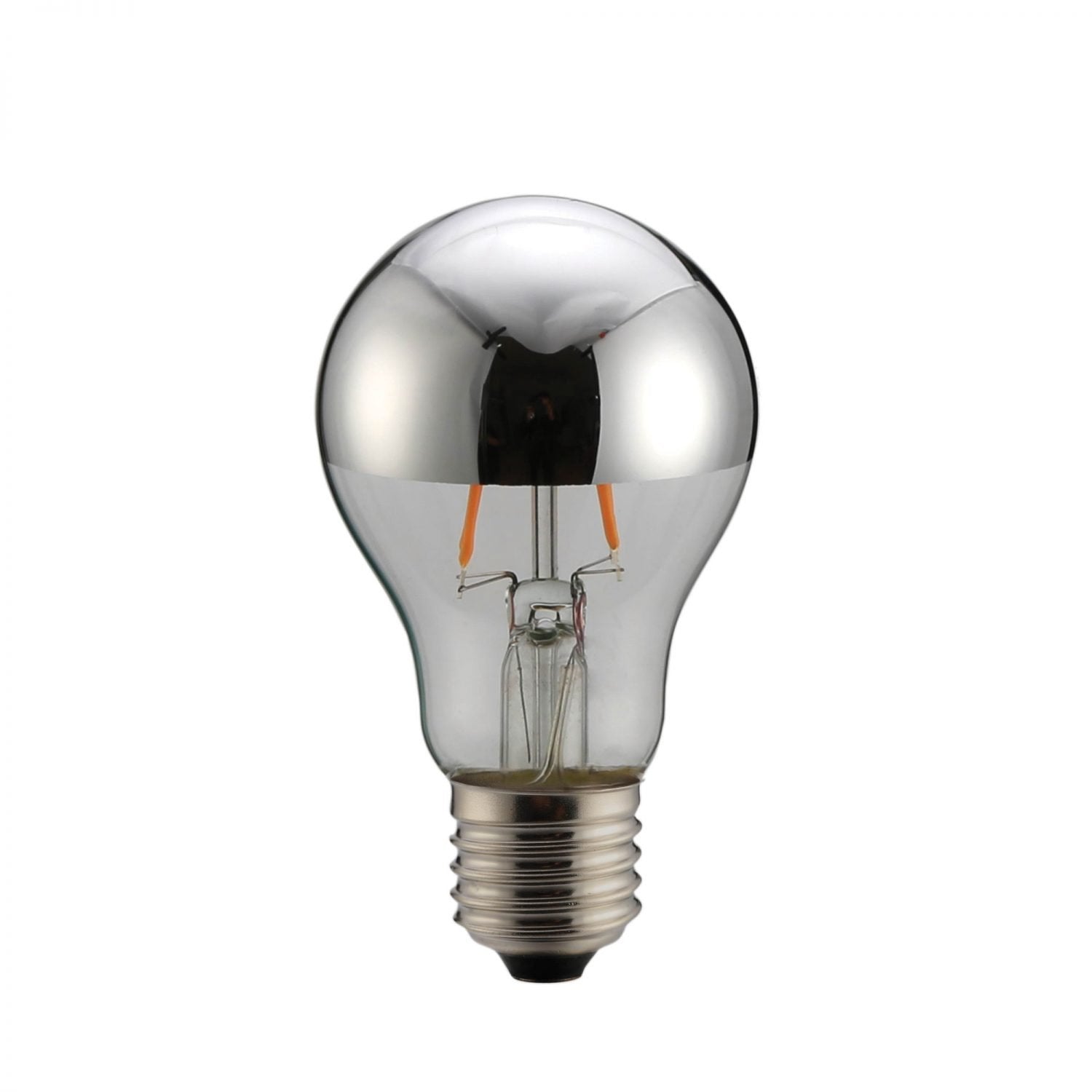 Buy LED Globes Australia Crown Silver LED A60 Globe - A-LED-8306227CS