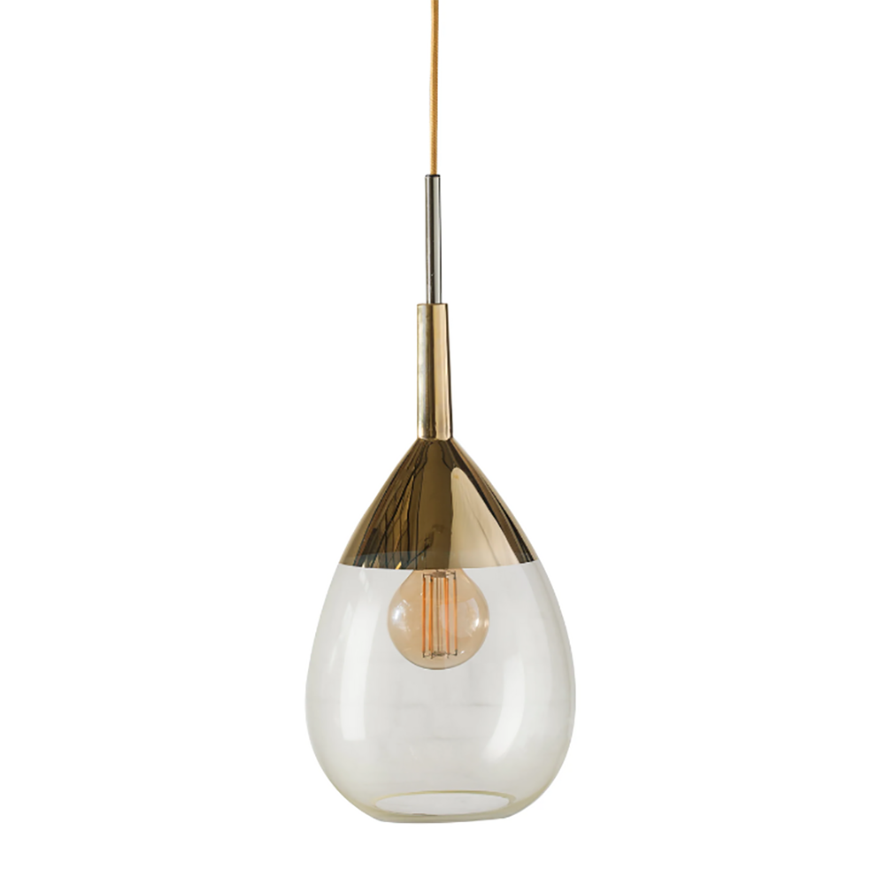 Buy Pendant Lights Australia Lute Pendant Light W220mm Glass - LA101