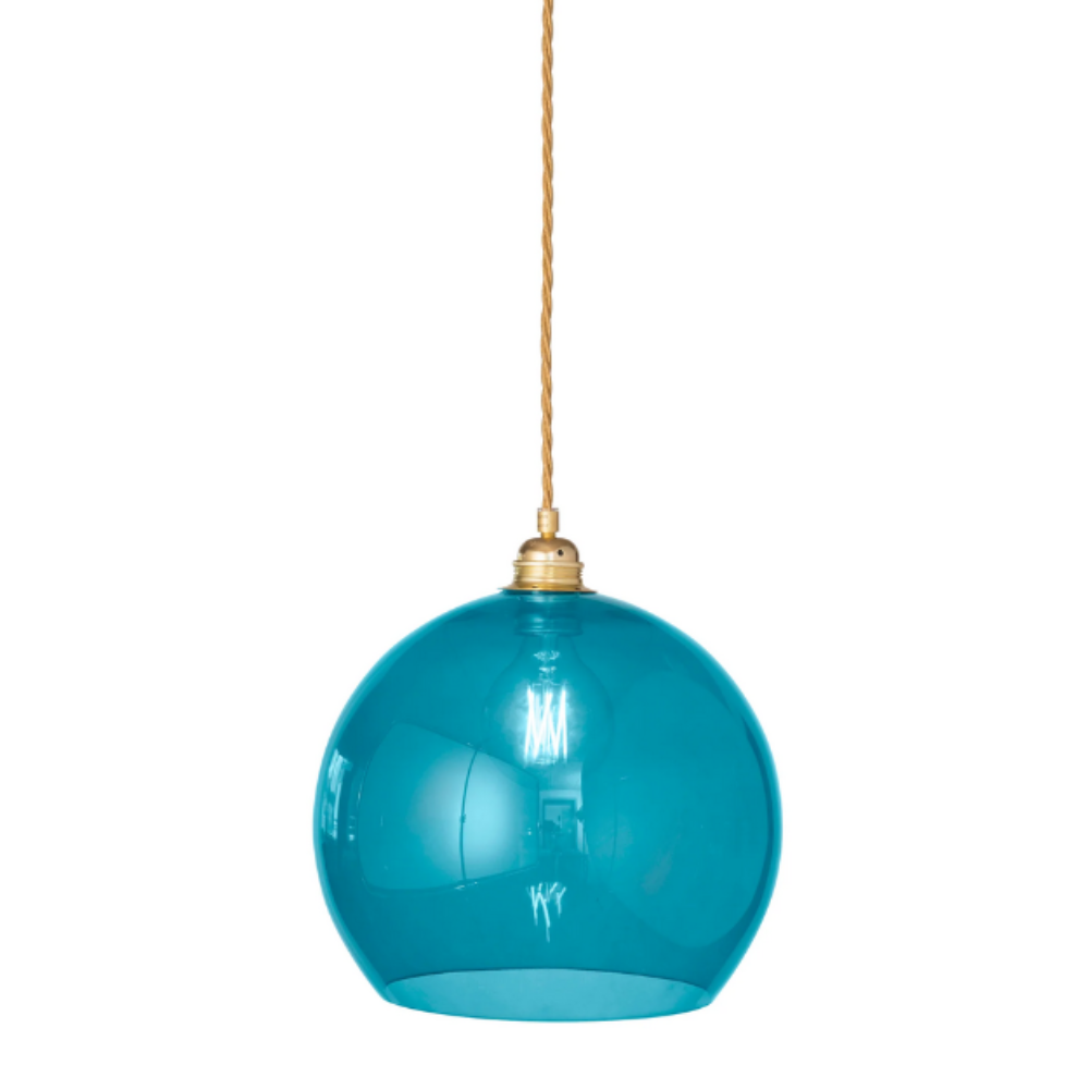 Buy Pendant Lights Australia Rowan Pendant Light W280mm Glass Matt Gold - LA101