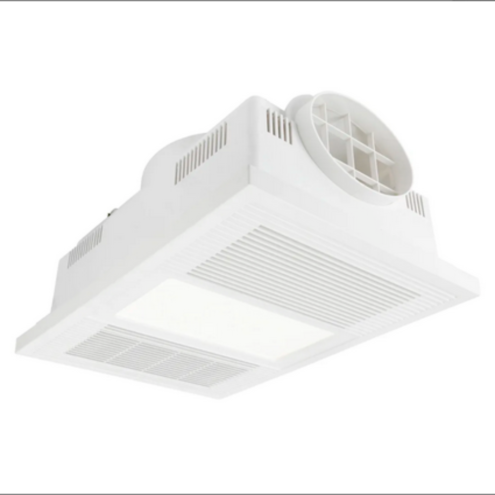 Buy 3 In 1 Bathroom Heaters Australia Solace-xl LED Bathroom Heaters Light 15W Matt White TRI Colour - 21785/05