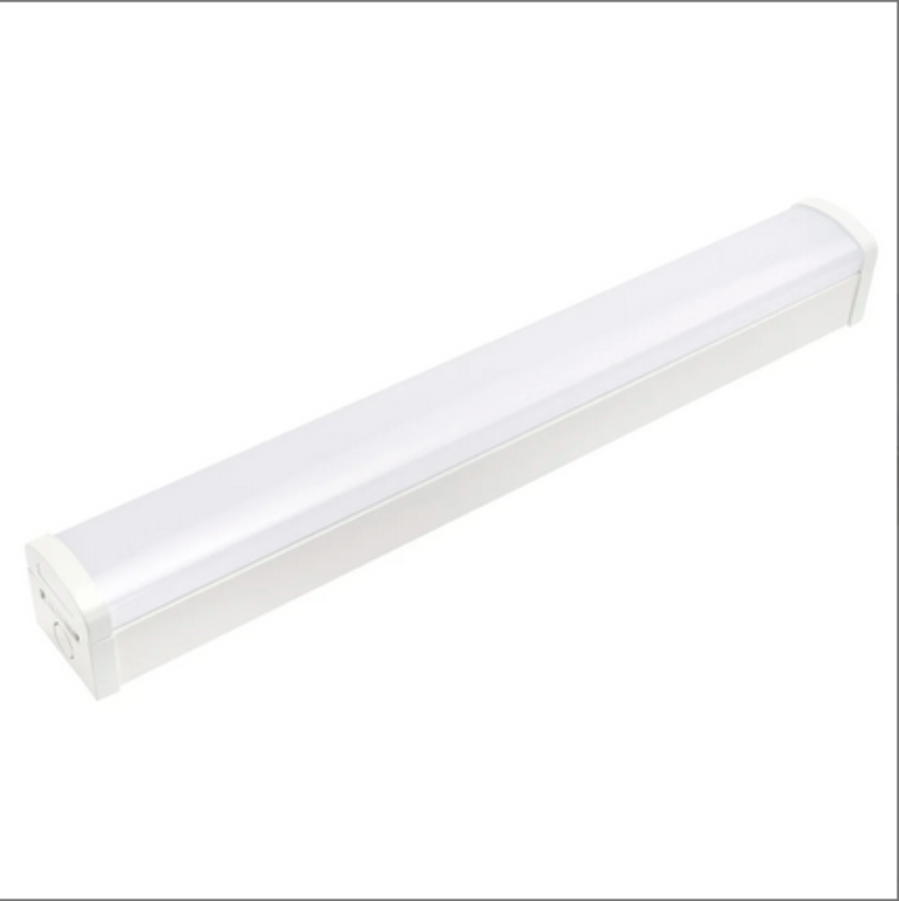 Buy LED Batten Lights Australia Duncan LED Batten Light L600mm White Steel TRI Colour - 21792/05