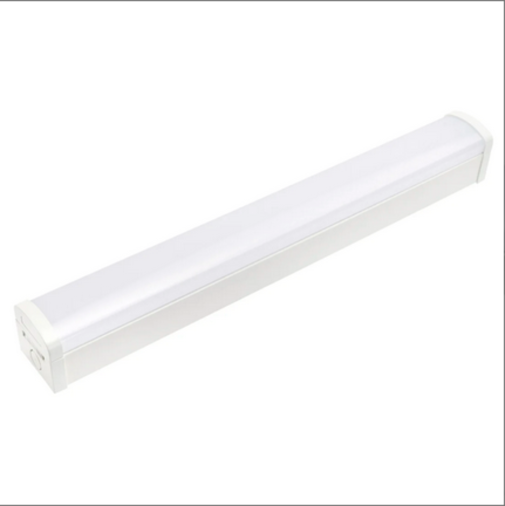 Duncan LED Batten Light L600mm White Steel TRI Colour - 21792/05