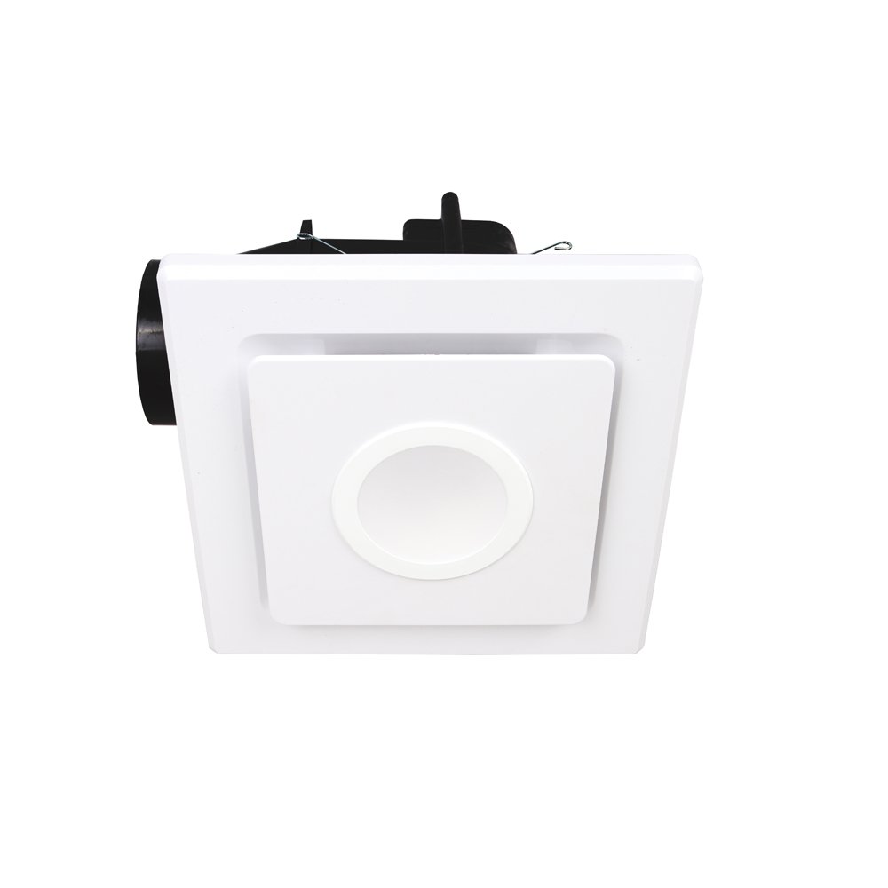 Buy Exhaust Fans Australia Emeline II 240mm Square Exhaust Fan With LED Light White - BE320ESPWH