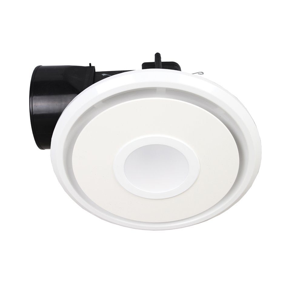 Buy Exhaust Fans Australia Emeline II 290mm Round Exhaust Fan With LED Light White - BE350ESPWH