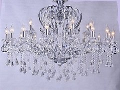 Buy Chandeliers Australia Fiorentino Lighting - BOEMIA 24 Light Crystal Pendant