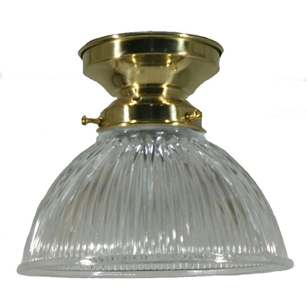 Buy DIY Batten Fix Lights Australia DIY Batten Fix Brass With 6" Claredon Clear Glass - 3000022