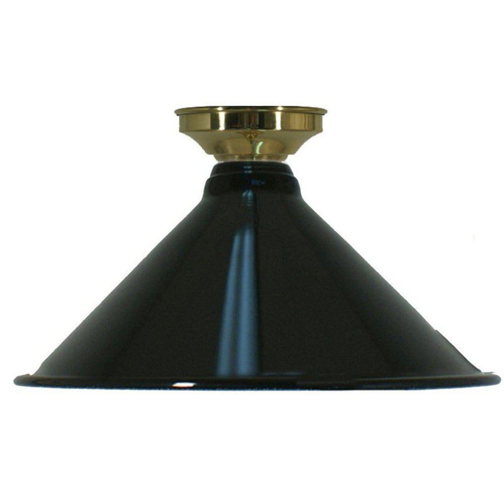 Buy DIY Batten Fix Lights Australia DIY Batten Fix Brass With 250mm Edwardian Black Shade - 3000121